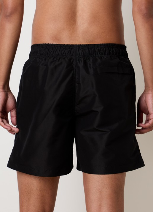 AMIRI Patch zwemshort met 3D logo en steekzakken - achterkant zwart