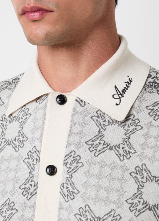 AMIRI Regular fit overhemd met print - detail 4 donkerbeige