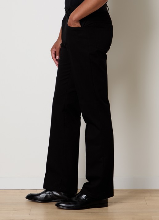 AMIRI Script flared jeans met logo en gekleurde wassing - detail 2 zwart