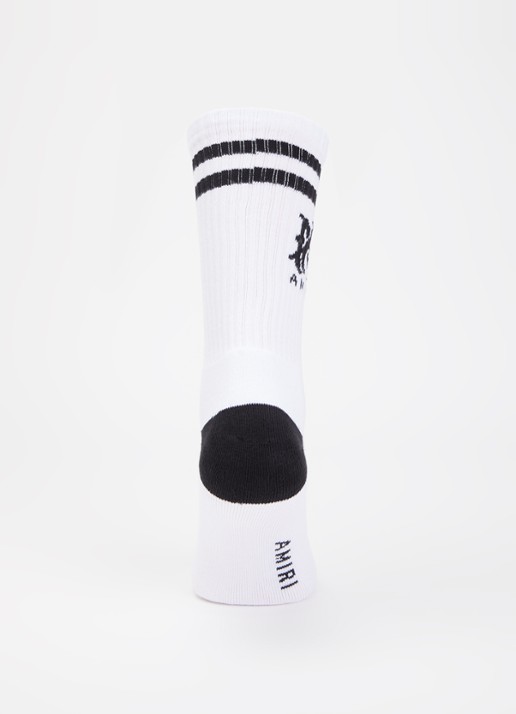 AMIRI Sokken met logo - voorkant 2 wit