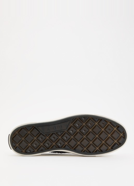 AMIRI Stars Court Low sneaker van canvas met details van leer - detail 4 zwart