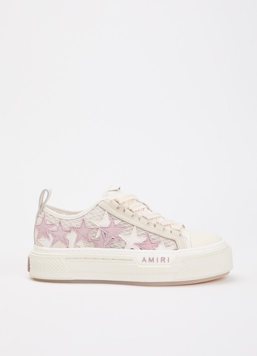 AMIRI Stars Court sneaker van leer met mesh details
