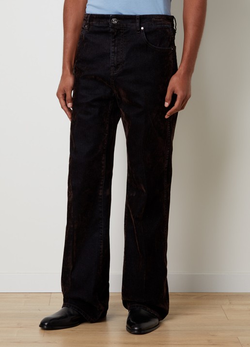 AMIRI Straight leg jeans met gekleurde wassing