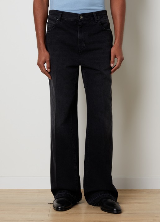 AMIRI Straight leg jeans met verwassen afwerking