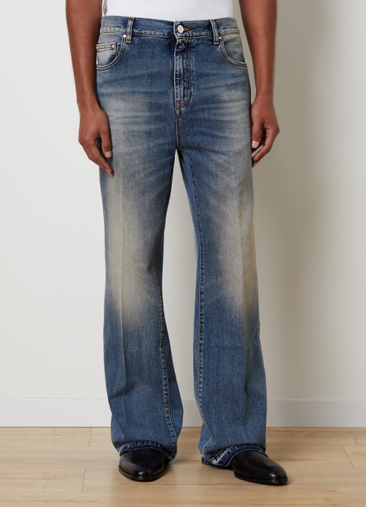 AMIRI Straight leg jeans met verwassen afwerking