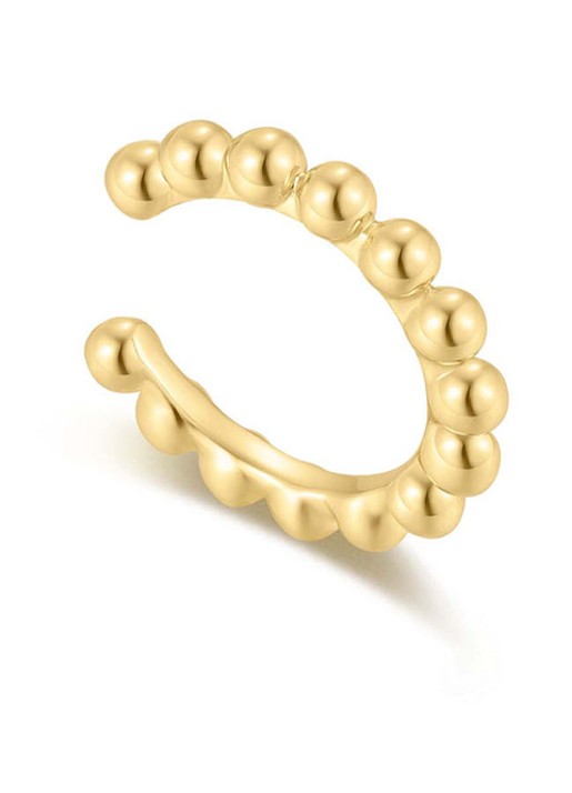 Ania Haie Beaded ear cuff verguld