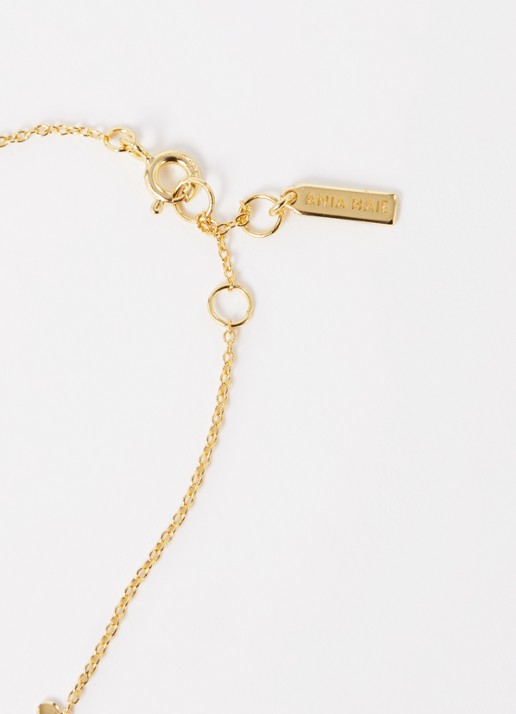 Ania Haie Geometry armband verguld - detail 3 goud