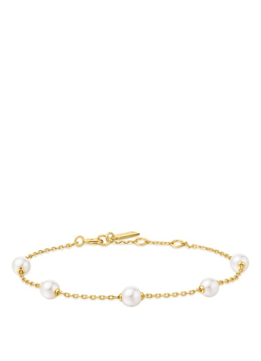 Ania Haie Pearl Station armband van zilver