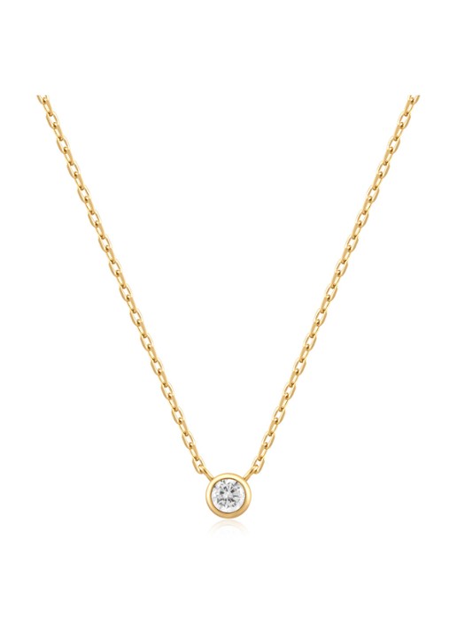 Ania Haie Solitaire ketting M verguld
