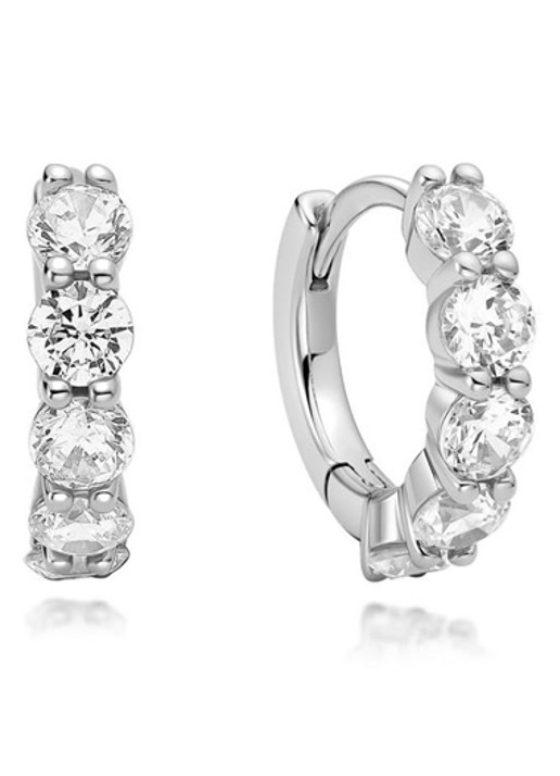 Ania Haie Sparkle Hug oorringen van zilver