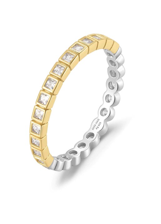 Ania Haie Square Circle Bezel ring  - voorkant undefined