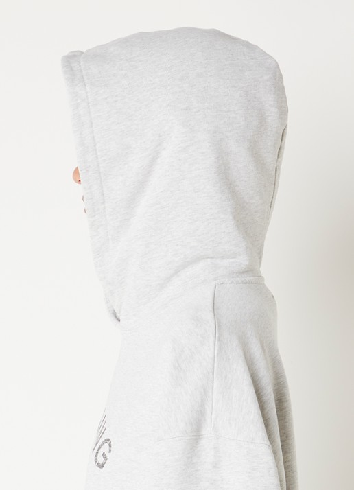 Anine Bing Harvey hoodie met logoprint - detail 4 grijsmele