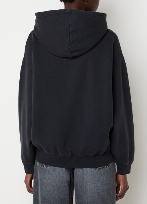 Anine Bing Jaci hoodie met logo - achterkant 5 zwart