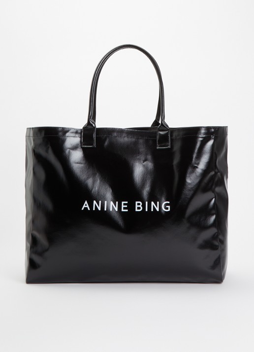 Anine Bing Leo shopper met logo