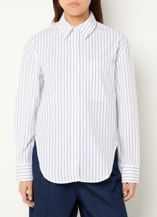 Anine Bing Scott blouse met streepprint