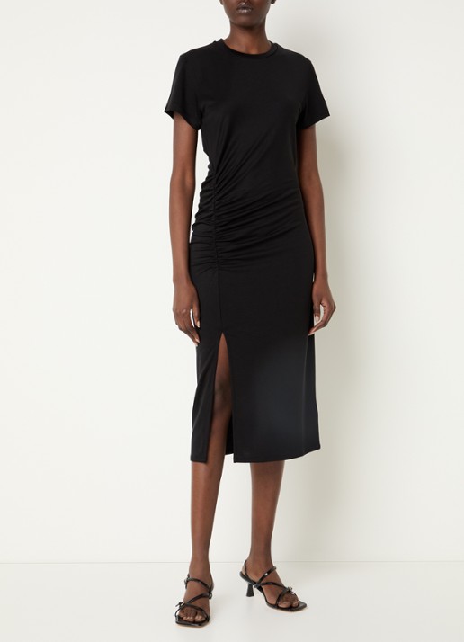 Anine Bing Vida midi jurk met plooidetail