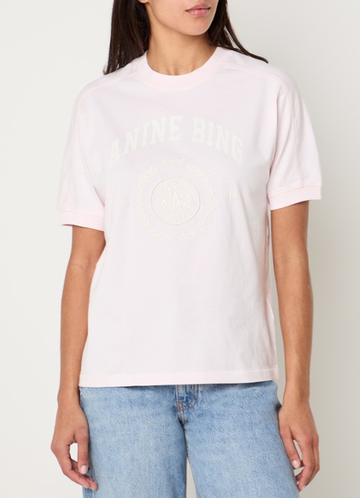 Anine Bing Walker T-shirt met logoprint
