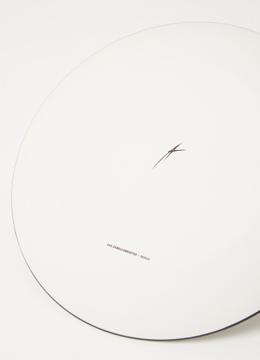 Ann Demeulemeester Dé by Ann Demeulemeester dinerbord 24,5 cm - detail 3 zwart