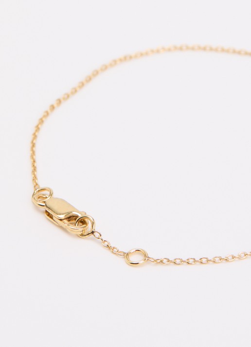 Anna + Nina Anchor armband verguld - detail 2 goud