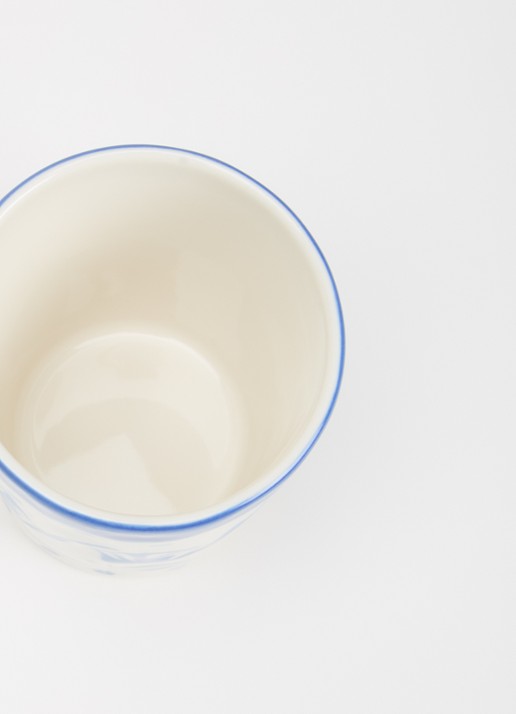 Anna + Nina Azure Shore kopje 20 cl - voorkant 2 blauw