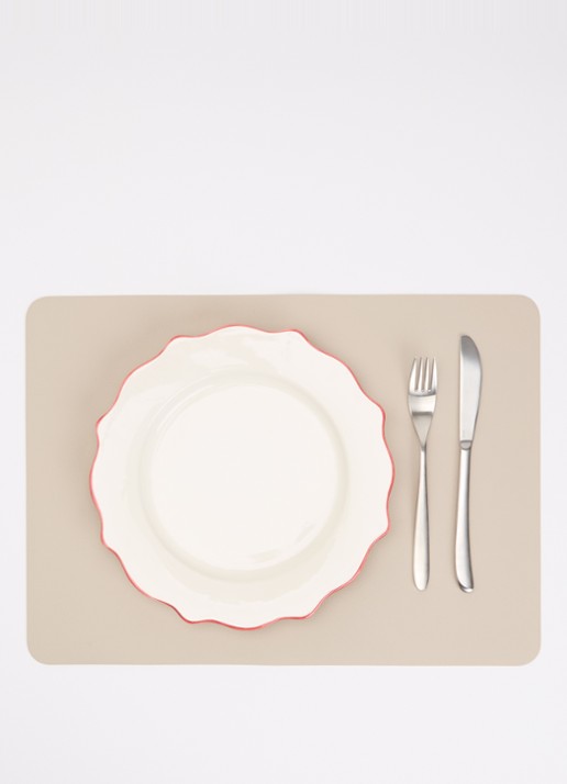 Anna + Nina Carmine dinerbord 26 cm - detail 5 roze