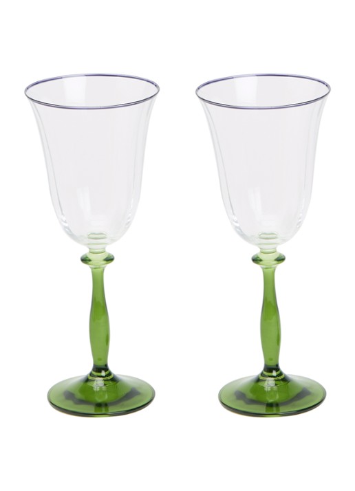Anna + Nina Freya Optic wijnglas 25 cl set van 2