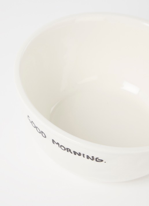 Anna + Nina Good Morning kom 14 cm - detail 3 wit