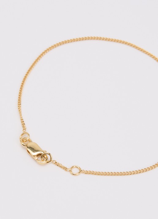 Anna + Nina Gourmet armband verguld - detail 2 goud