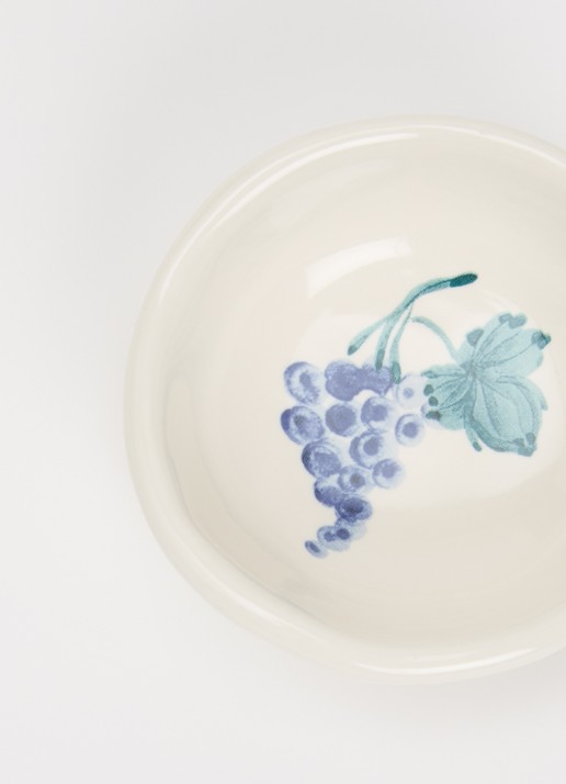 Anna + Nina Grapevine trinket schaal 7 cm - detail gebroken wit