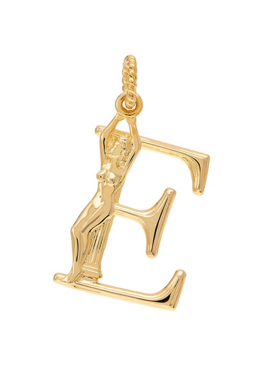 Anna + Nina Initial muse hanger E verguld