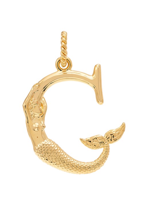 Anna + Nina Initial muse hanger G verguld