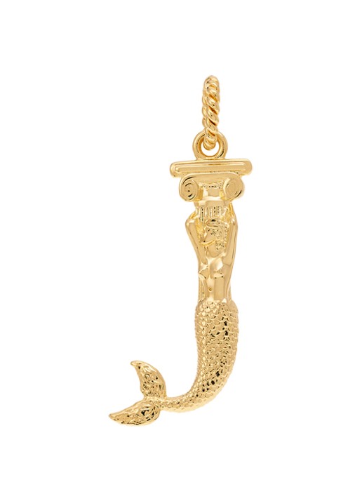 Anna + Nina Initial muse hanger J verguld