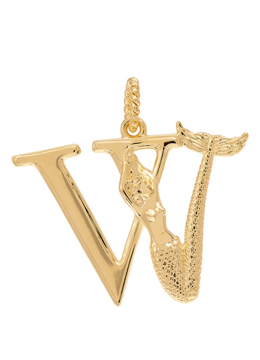 Anna + Nina Initial muse hanger W verguld