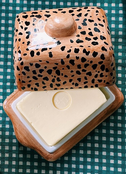 Anna + Nina Leopard botervloot 16,5 cm - detail 3 bruin