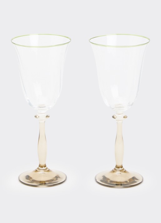 Anna + Nina Lily Optic wijnglas 25 cl set van 2