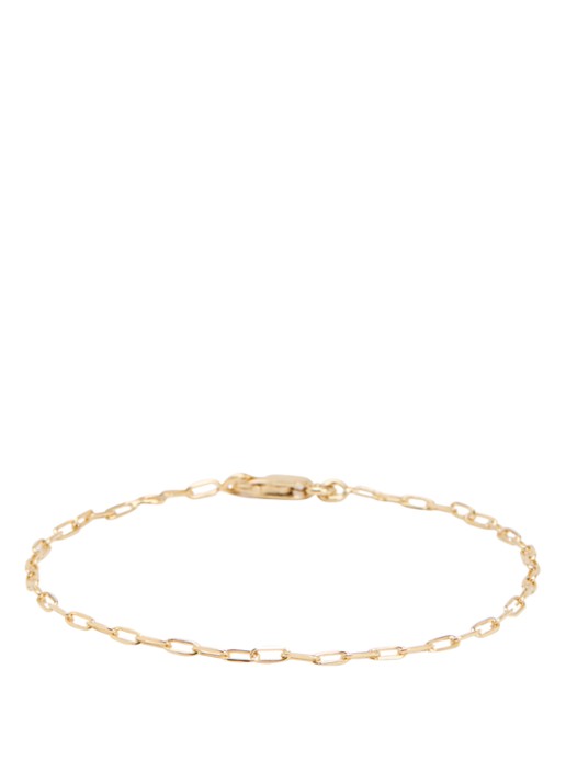 Anna + Nina Link armband verguld