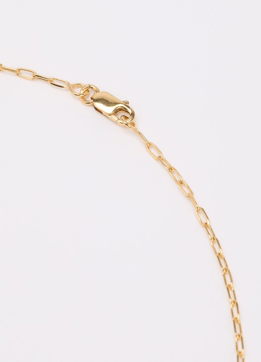 Anna + Nina Link ketting verguld - detail 5 goud