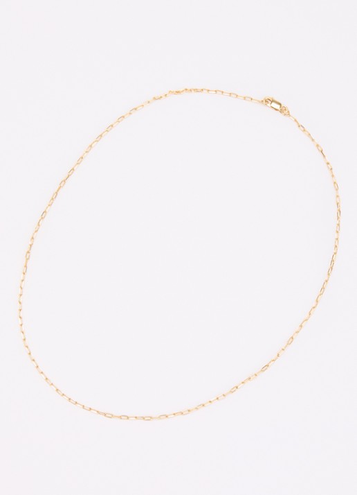 Anna + Nina Link ketting verguld - detail 6 goud