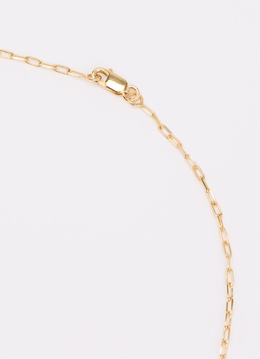 Anna + Nina Link ketting verguld - detail 7 goud