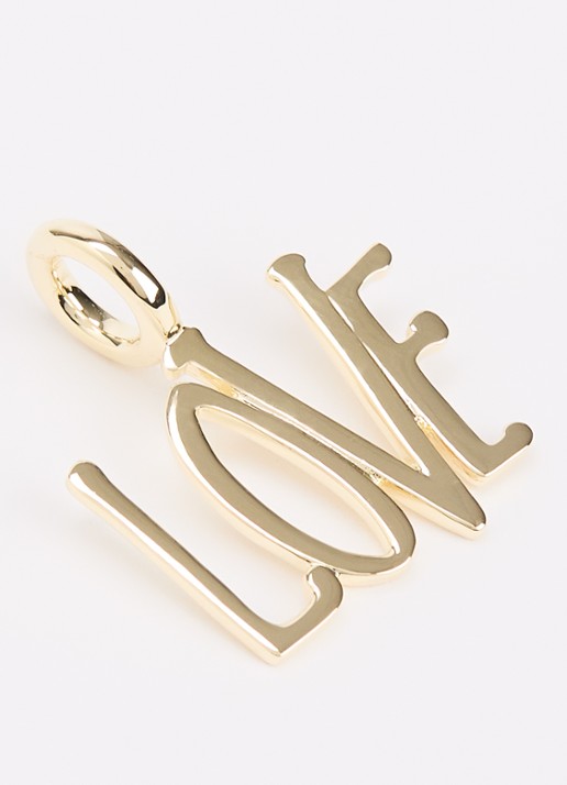 Anna + Nina Love bedel - detail 2 goud