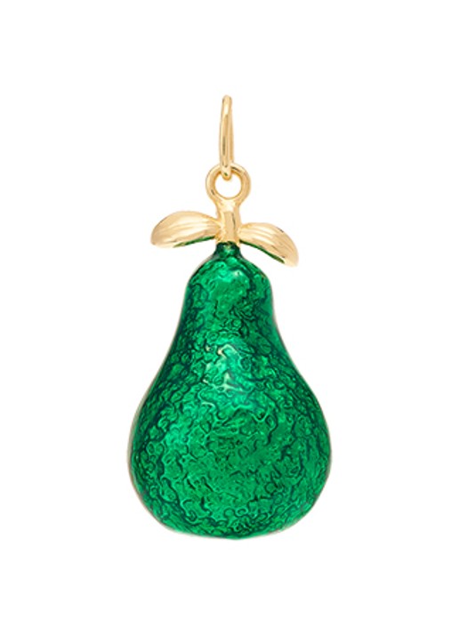 Anna + Nina Lush Pear hanger verguld