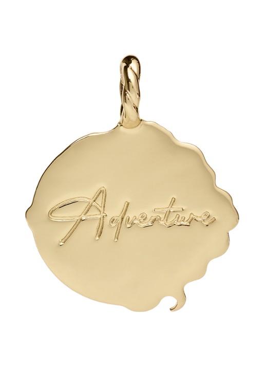 Anna + Nina Memorable Adventure hanger verguld - detail 3 goud