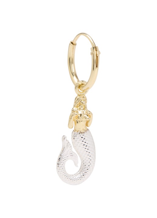 Anna + Nina Mermaid oorring verguld