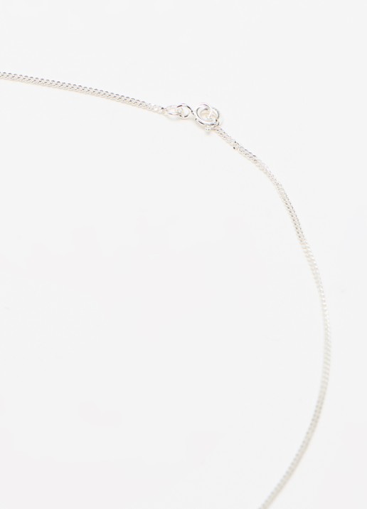 Anna + Nina Mix It Up ketting met hanger - detail 2 zilver