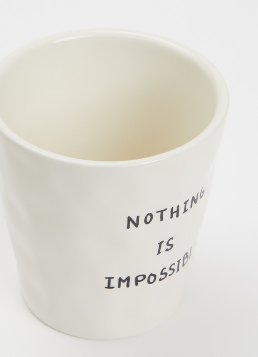 Anna + Nina Nothing is impossible kopje 20 cl  - voorkant 2 wit