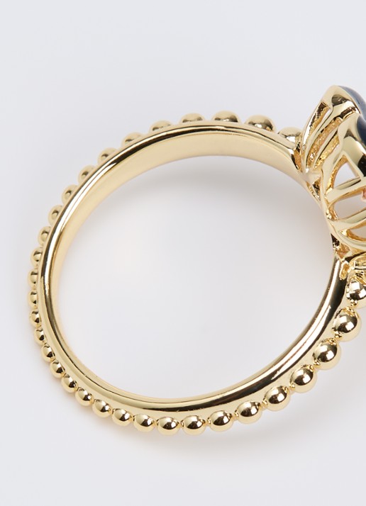 Anna + Nina Pixie Garden ring verguld - detail goud