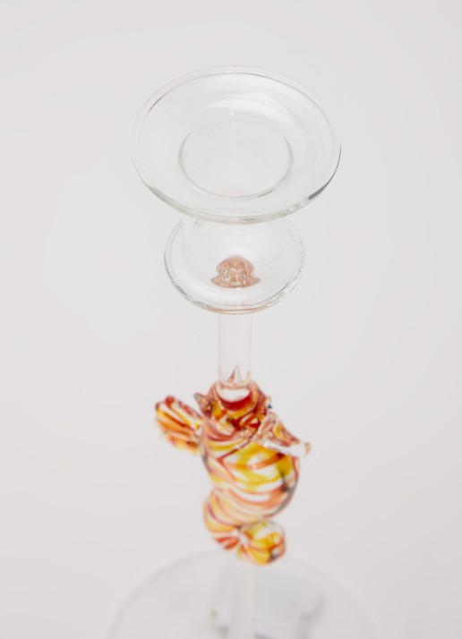 Anna + Nina Seahorse kandelaar 30 cm - voorkant 2 multicolor