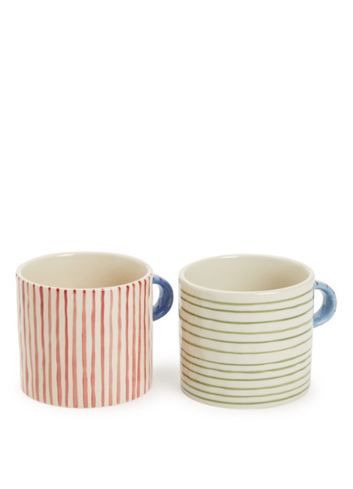 Anna + Nina Stripe Affair mok 50 cl set van 2