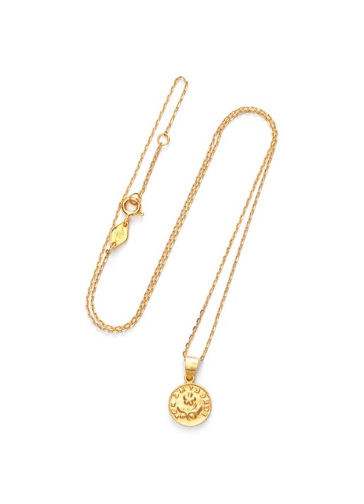 ANNI LU Forget Me Not hanger verguld - voorkant goud