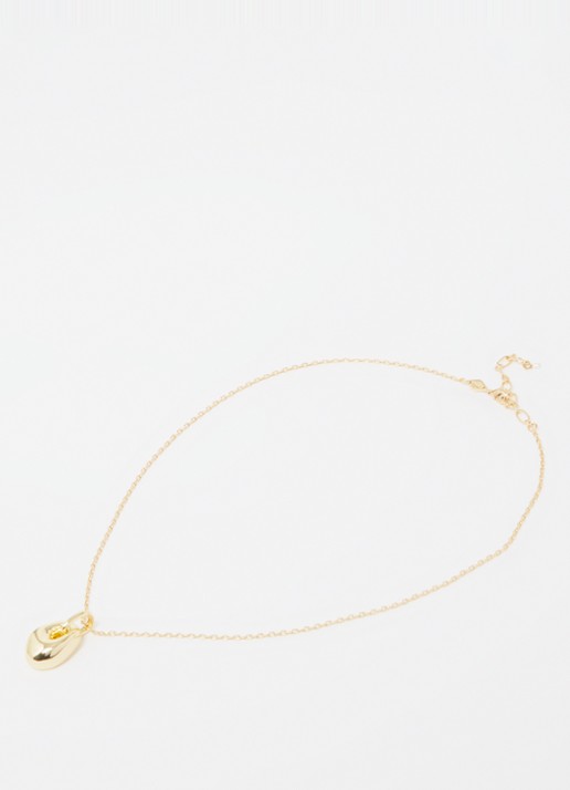 ANNI LU Golden Pebble ketting verguld - detail goud